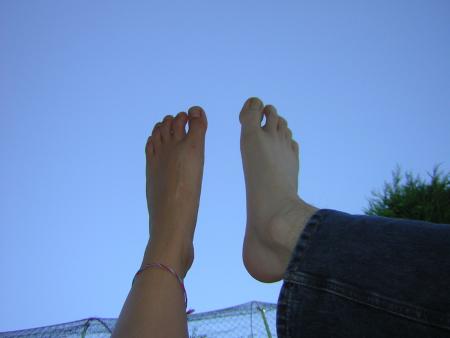 des pieds de vacanciers !!!