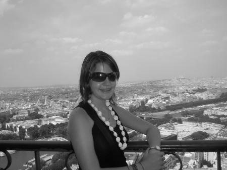 en haut de la tour eiffel